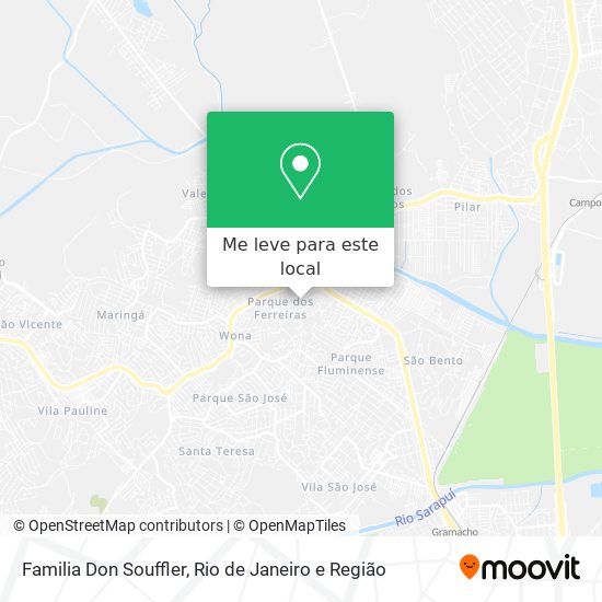 Familia Don Souffler mapa