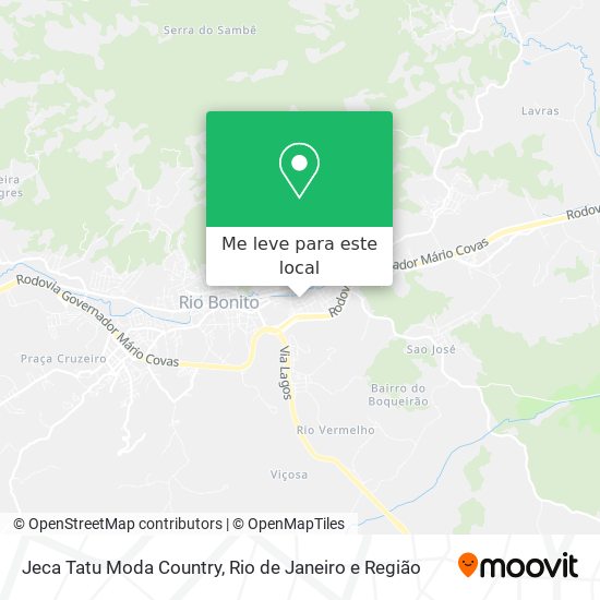 Jeca Tatu Moda Country mapa