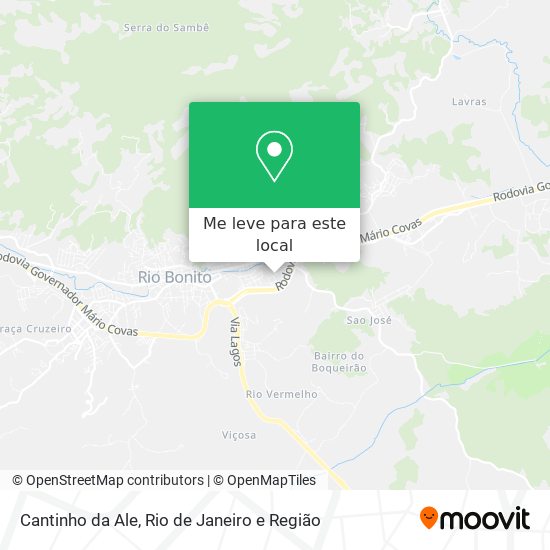 Cantinho da Ale mapa