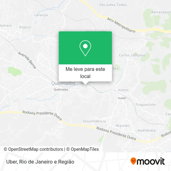 Uber mapa