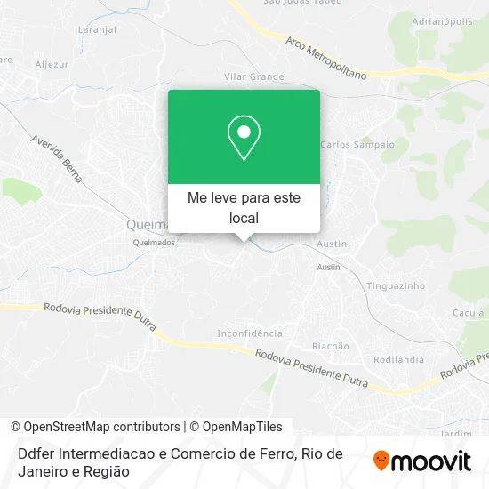 Ddfer Intermediacao e Comercio de Ferro mapa