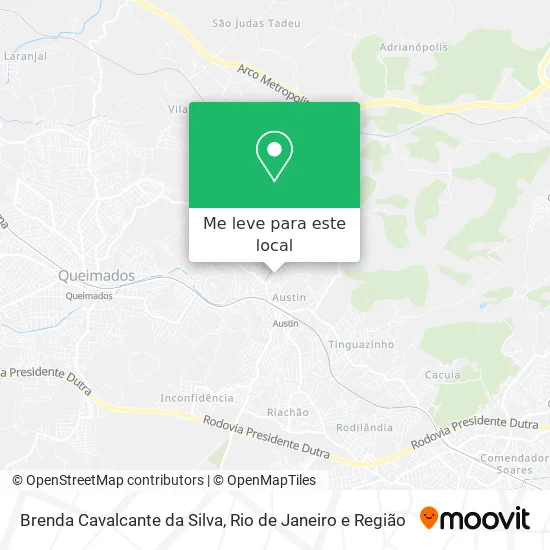 Brenda Cavalcante da Silva mapa
