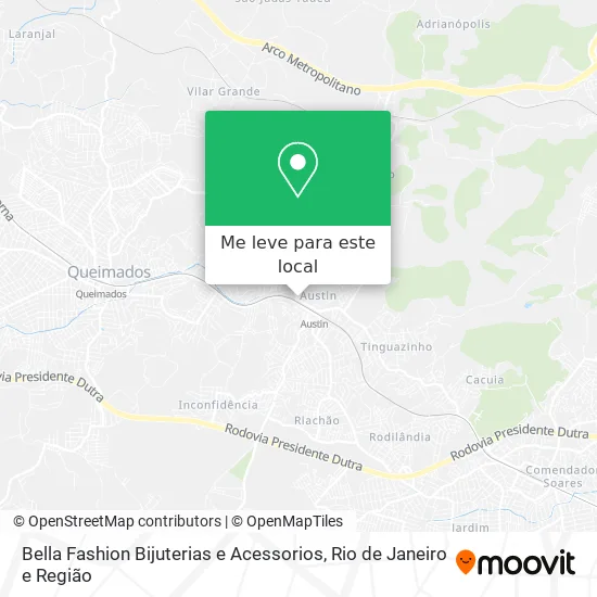Bella Fashion Bijuterias e Acessorios mapa