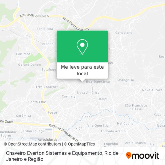 Chaveiro Everton Sistemas e Equipamento mapa