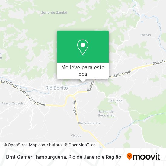 Bmt Gamer Hamburgueria mapa