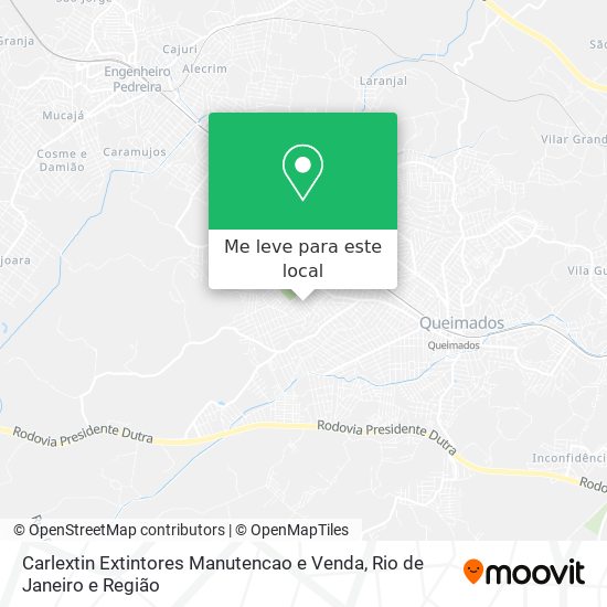 Carlextin Extintores Manutencao e Venda mapa