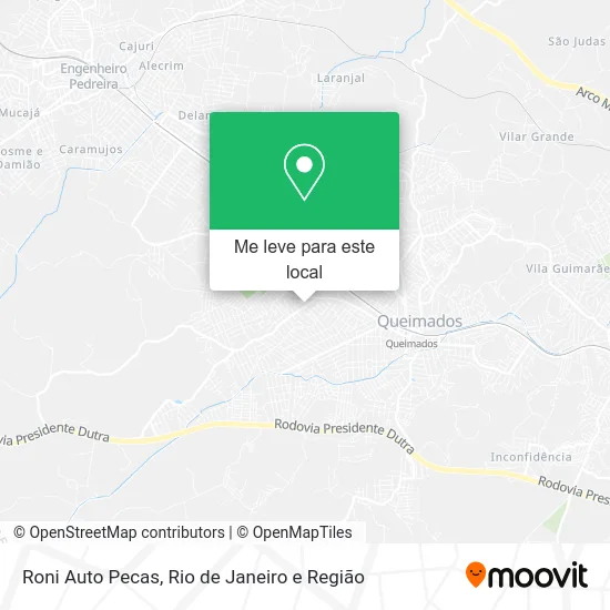 Roni Auto Pecas mapa