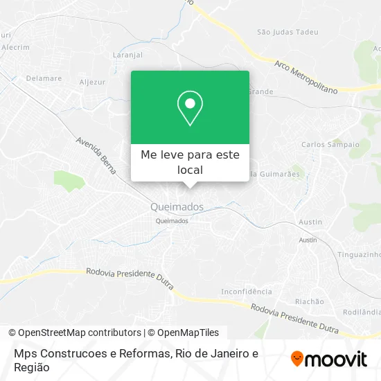 Mps Construcoes e Reformas mapa