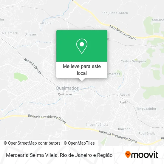 Mercearia Selma Vilela mapa