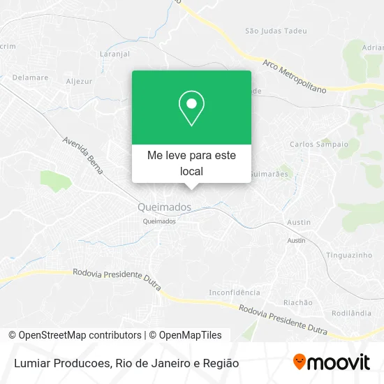 Lumiar Producoes mapa