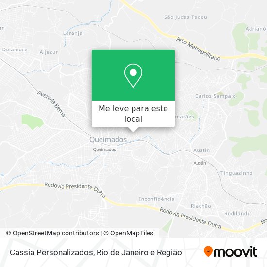 Cassia Personalizados mapa