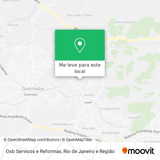 Osb Servicos e Reformas mapa