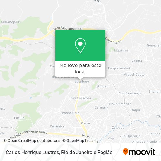 Carlos Henrique Lustres mapa