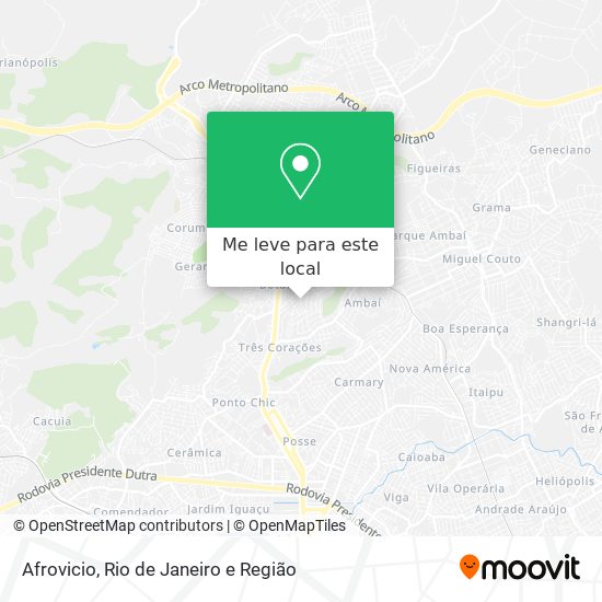 Afrovicio mapa
