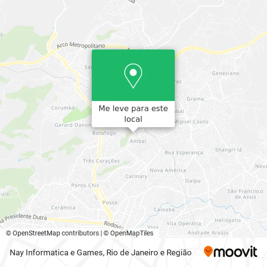 Nay Informatica e Games mapa
