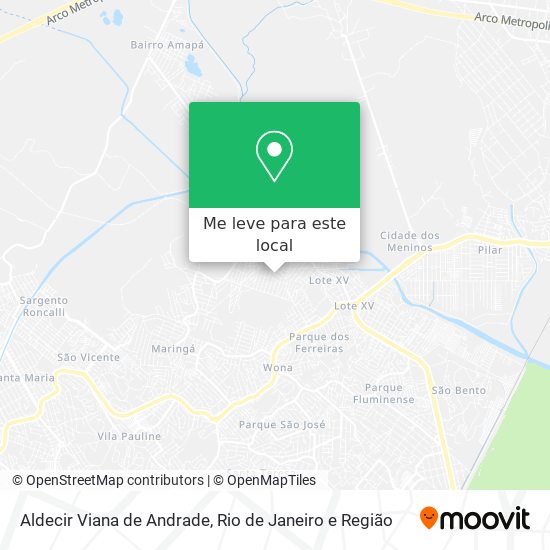 Aldecir Viana de Andrade mapa