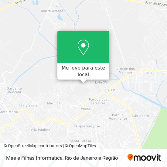 Mae e Filhas Informatica mapa