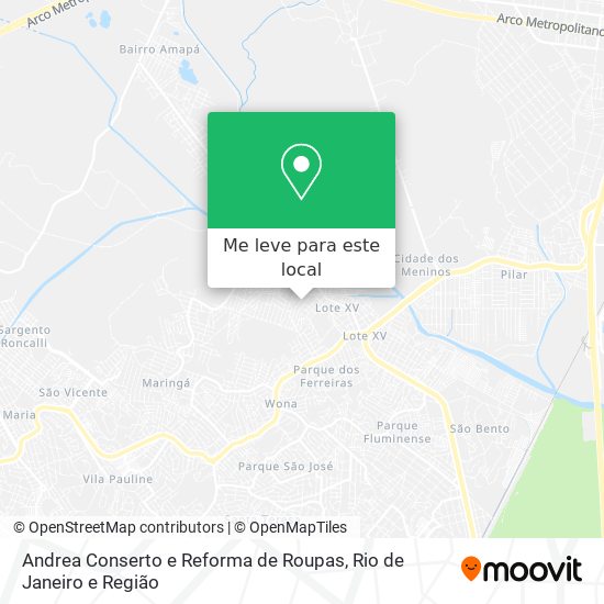 Andrea Conserto e Reforma de Roupas mapa