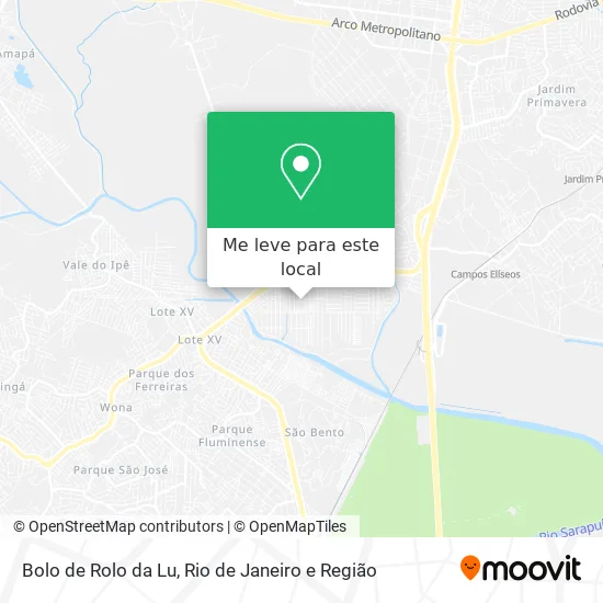 Bolo de Rolo da Lu mapa