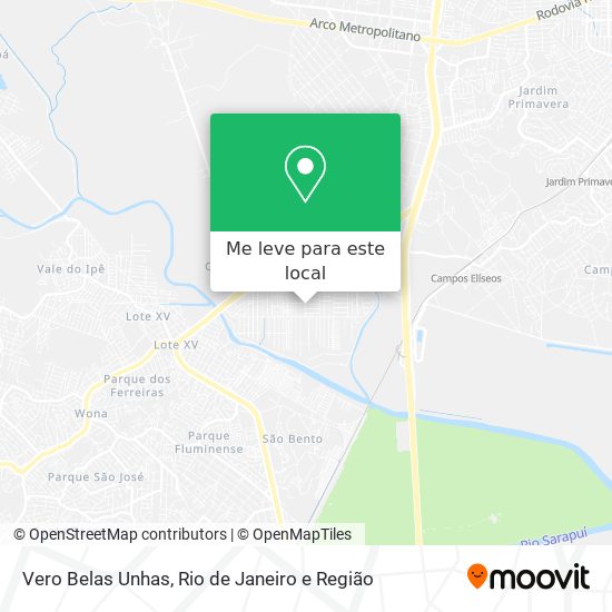 Vero Belas Unhas mapa