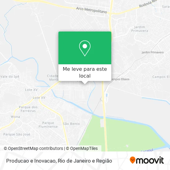 Producao e Inovacao mapa