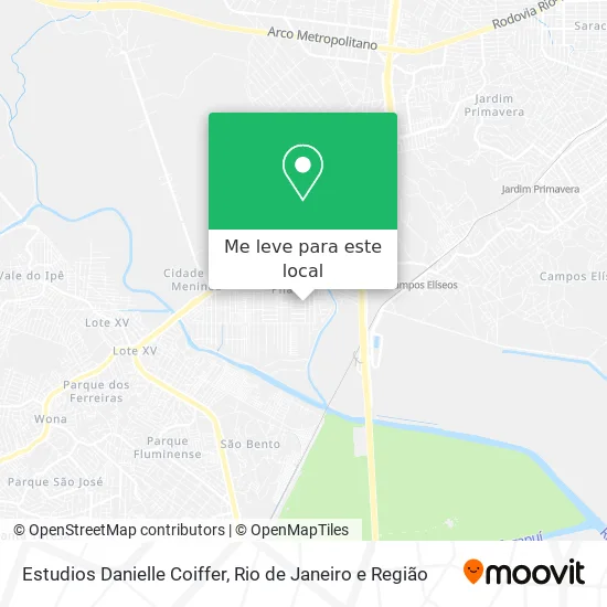 Estudios Danielle Coiffer mapa