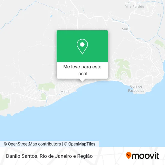 Danilo Santos mapa