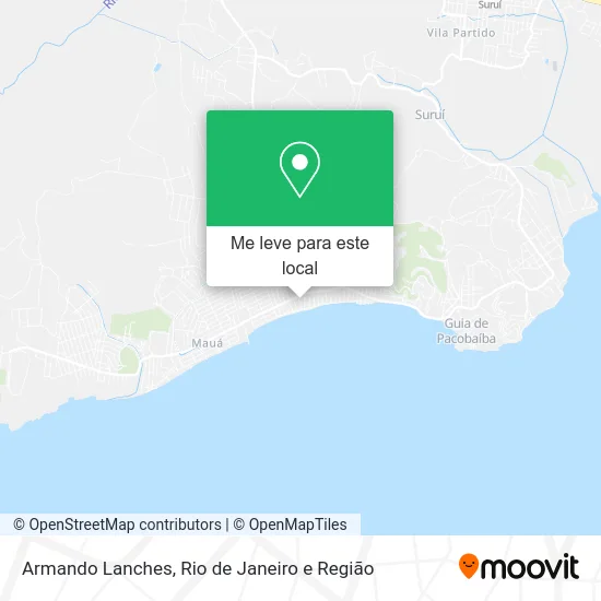 Armando Lanches mapa
