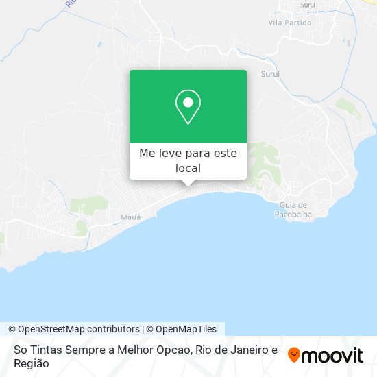 So Tintas Sempre a Melhor Opcao mapa