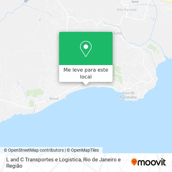 L and C Transportes e Logistica mapa