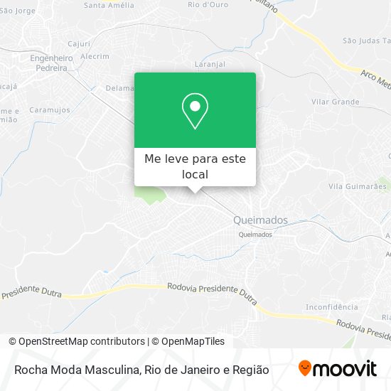 Rocha Moda Masculina mapa