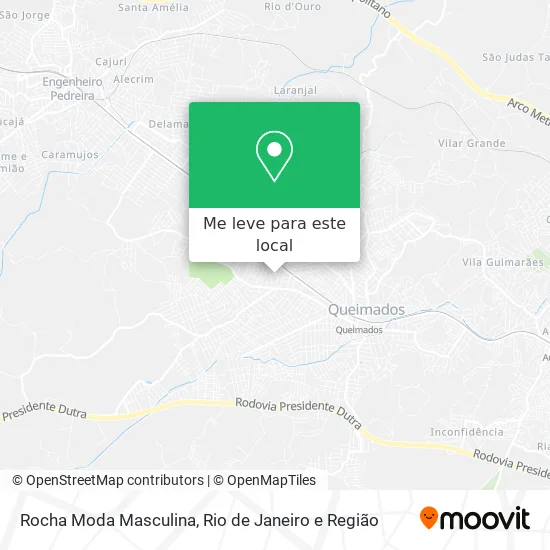 Rocha Moda Masculina mapa
