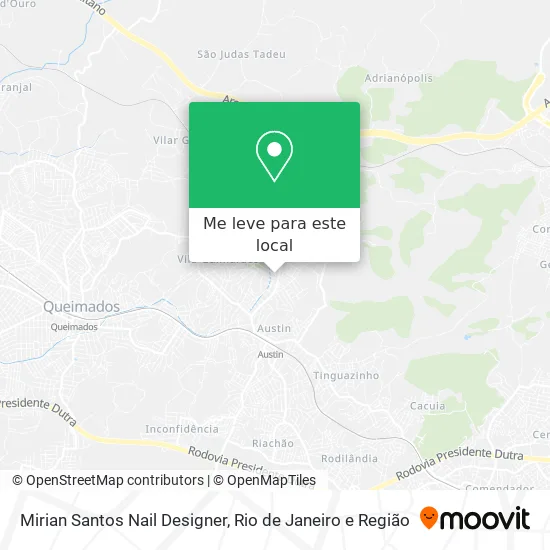 Mirian Santos Nail Designer mapa