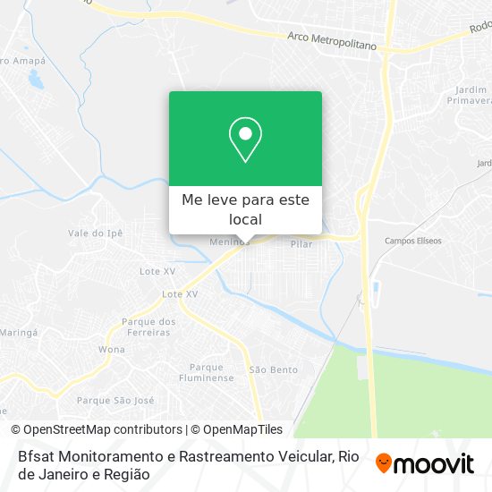 Bfsat Monitoramento e Rastreamento Veicular mapa