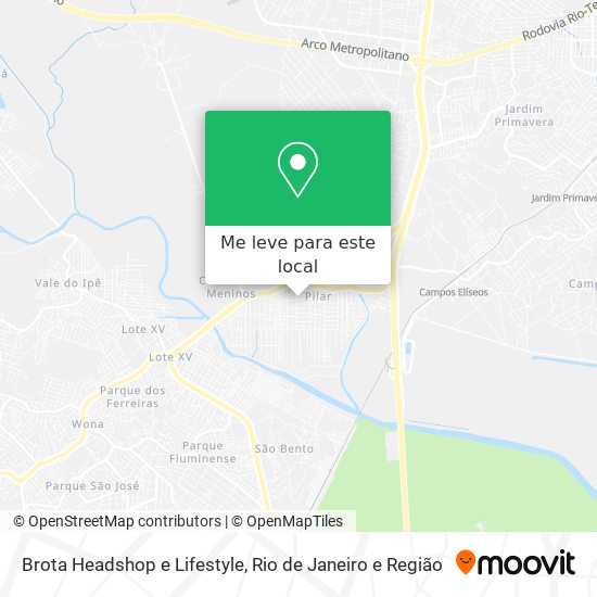 Brota Headshop e Lifestyle mapa