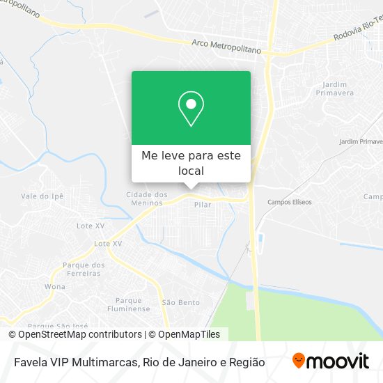 Favela VIP Multimarcas mapa