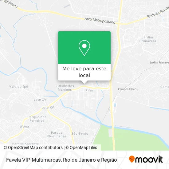 Favela VIP Multimarcas mapa