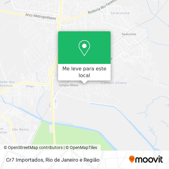 Cr7 Importados mapa
