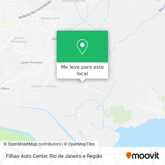Filhao Auto Center mapa