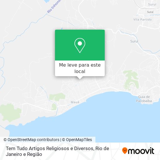 Tem Tudo Artigos Religiosos e Diversos mapa