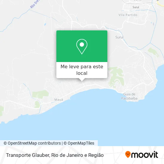 Transporte Glauber mapa