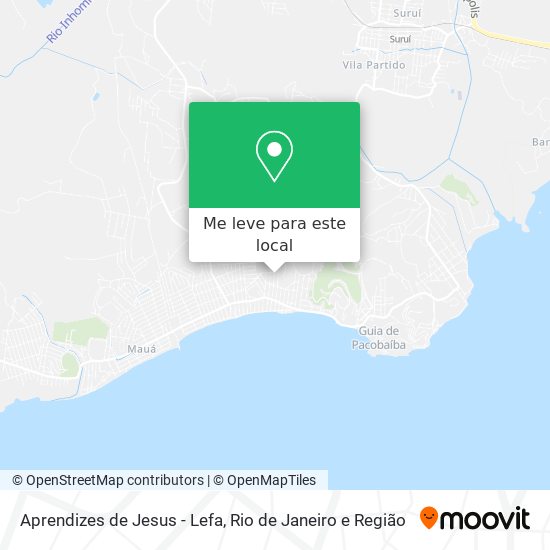 Aprendizes de Jesus - Lefa mapa