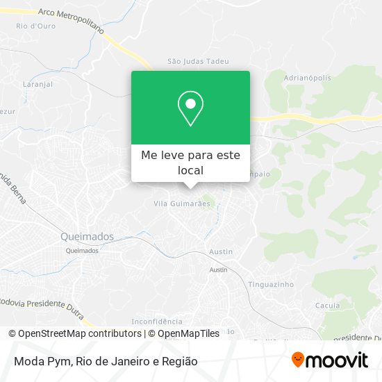 Moda Pym mapa