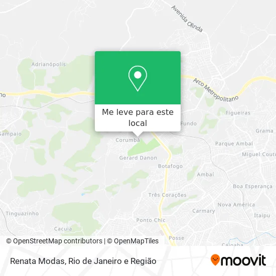 Renata Modas mapa