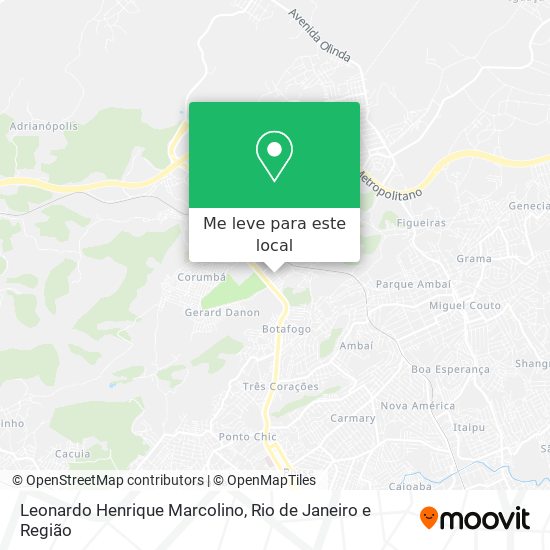 Leonardo Henrique Marcolino mapa