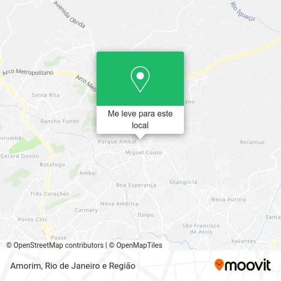 Amorim mapa