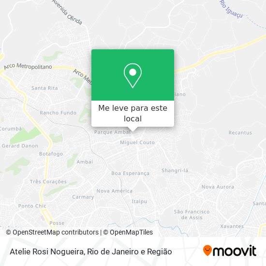 Atelie Rosi Nogueira mapa