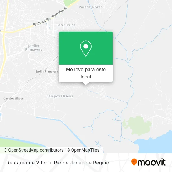 Restaurante Vitoria mapa