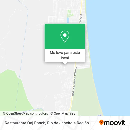 Restaurante Oaj Ranch mapa