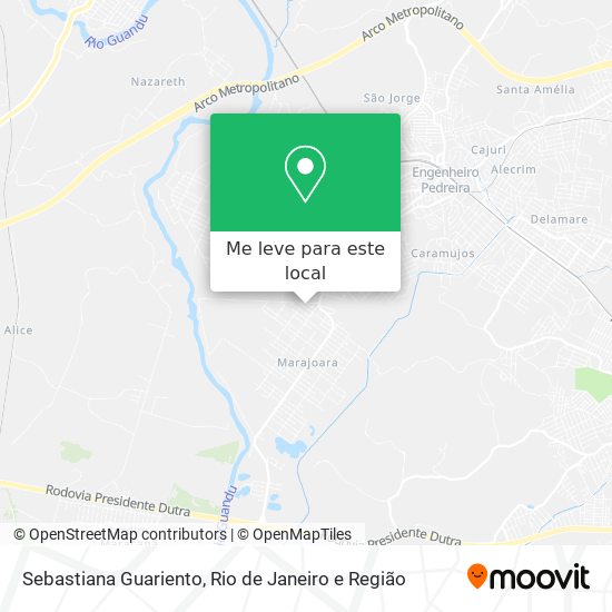 Sebastiana Guariento mapa